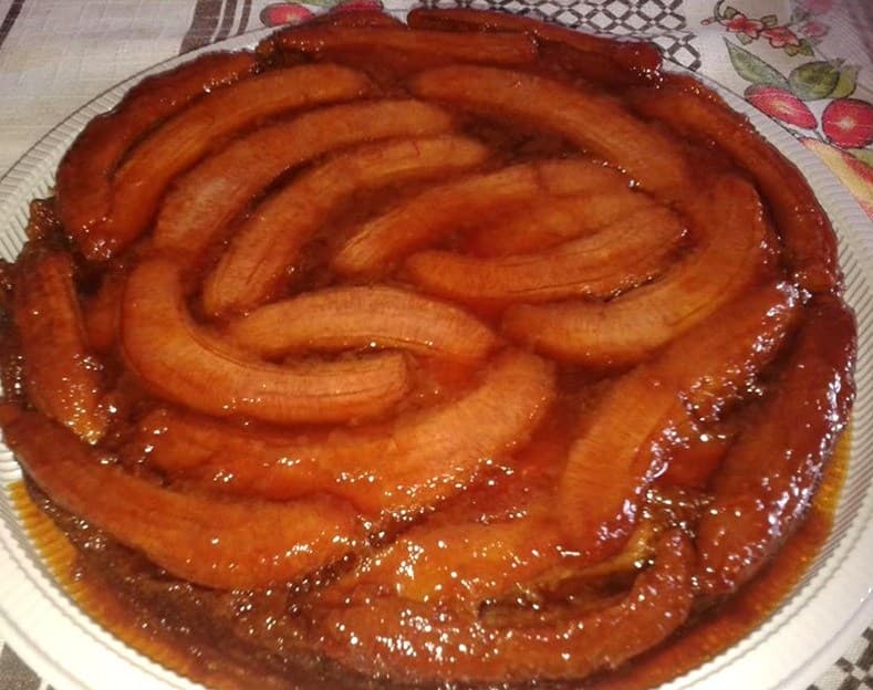 Bolo de Banana Caramelizada