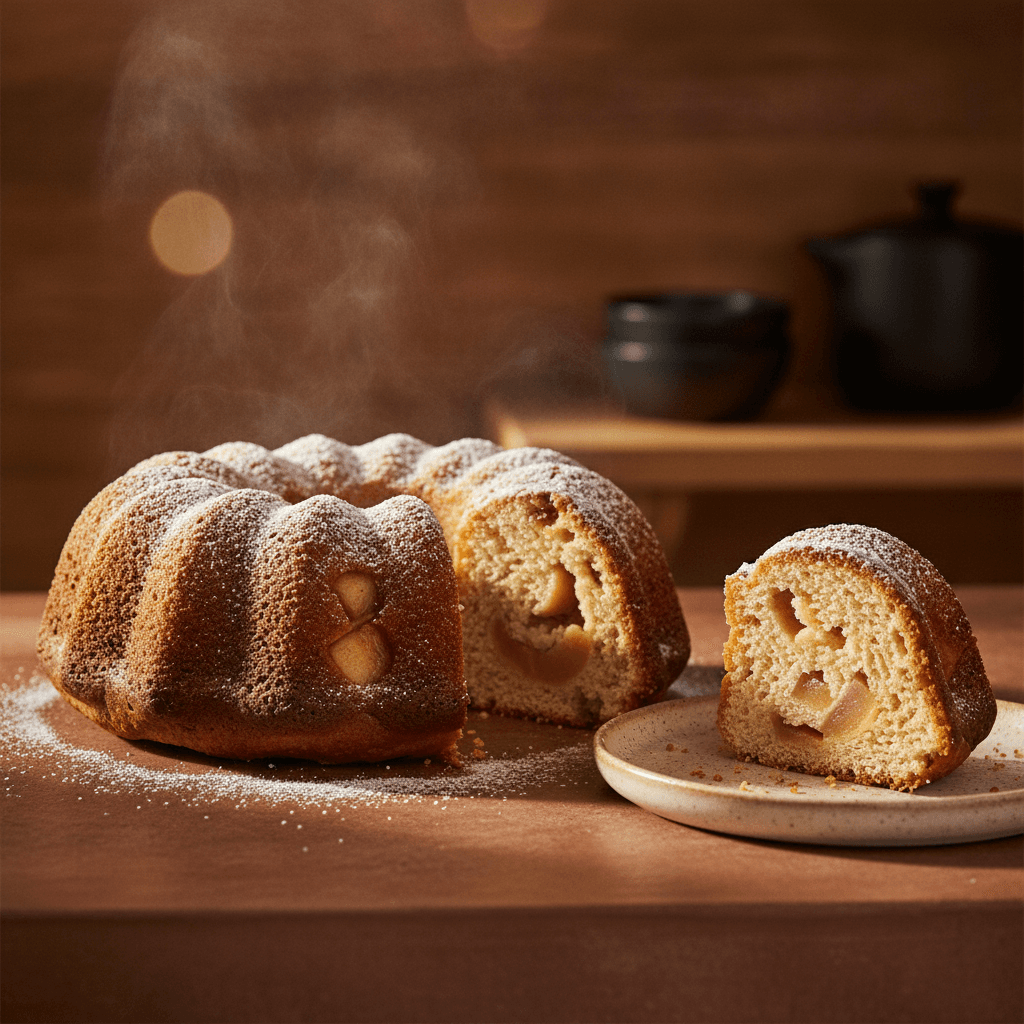 Bolo de Maçã com Canela